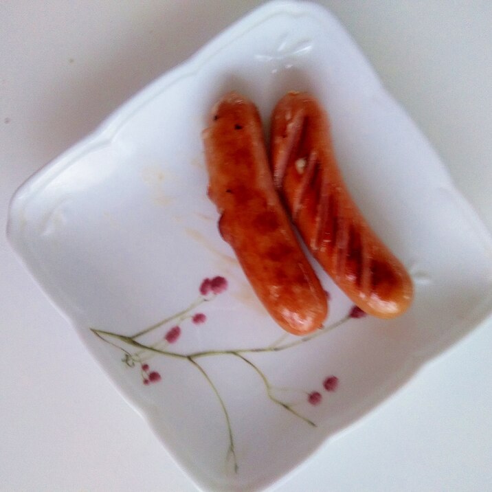 揚げ焼きウインナー